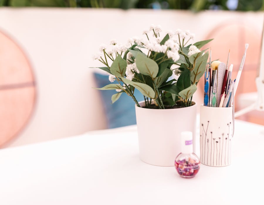 Salão de unhas moderno e elegante